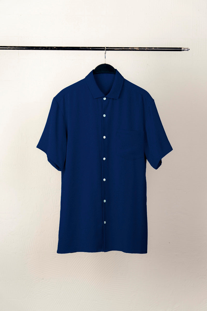 Kimono Tango Chirimen Aloha Shirt